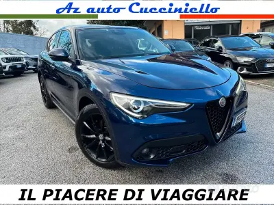 Usata Alfa Romeo Stelvio Sprint 190 CV (139 kW) 2020 Blu SUV