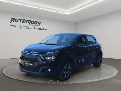Usata Citroën C3 Shine 83 CV (61 kW) 2022 Nero Utilitaria