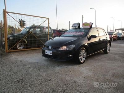 Usata VW Golf VII Highline 105 CV (77 kW) 2012 Nero Berlina