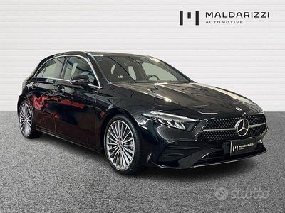 Usata Mercedes A180 Advanced Plus 116 CV (85 kW) 2023 Nero Berlina