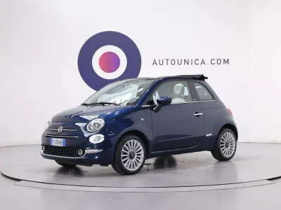 Usata Fiat 500C Lounge 69 CV (50 kW) 2018 Blu Cabrio