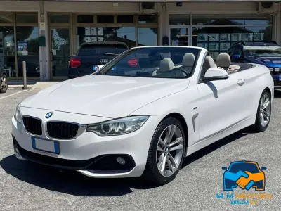 Usata BMW 420 Sport Line 184 CV (135 kW) 2015 Bianco Cabrio