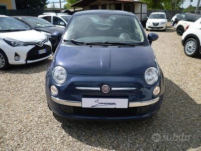 Usata Fiat 500 Lounge 69 CV (50 kW) 2014 Blu Utilitaria
