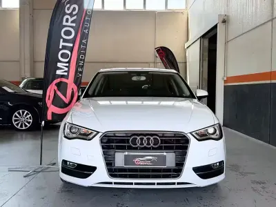 Usata Audi A3 Ambition 105 CV (77 kW) 2014 Bianco Berlina