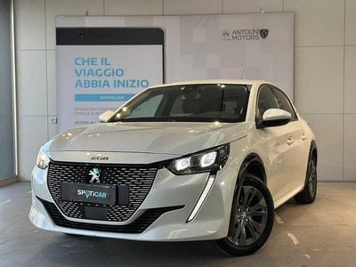 Usata Peugeot e-208 Allure 56 kW (77 CV) 2021 Bianco Utilitaria