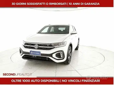 Usata VW T-Roc R-line 150 CV (110 kW) 2023 Bianco SUV