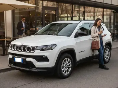 Usata Jeep Compass Longitude 190 CV (139 kW) 2021 Bianco SUV