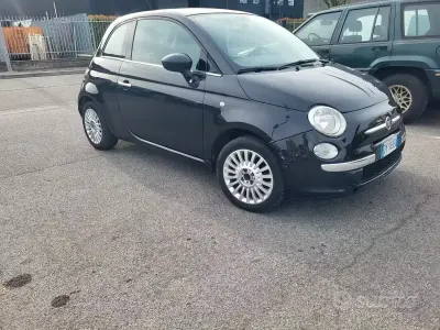 Usata Fiat 500 Lounge 69 CV (50 kW) 2009 Nero Cabrio