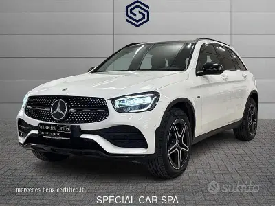 Usata Mercedes GLC300 Premium Plus 306 CV (225 kW) 2021 Bianco SUV