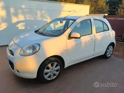 Usata Nissan Micra 80 CV (58 kW) 2010 Bianco Utilitaria