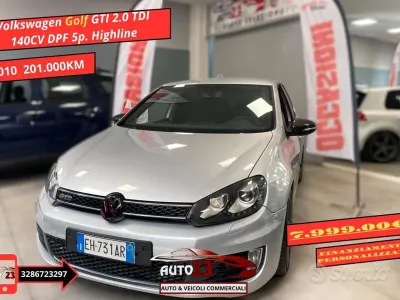 Usata VW Golf VI Highline 140 CV (102 kW) 2010 Grigio Utilitaria