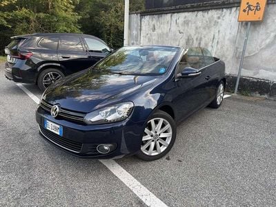 Usata VW Golf Cabriolet Trendline 105 CV (77 kW) 2012 Blu/azzurro Cabrio