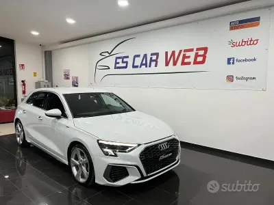 Usata Audi A3 S-Line 150 CV (110 kW) 2022 Bianco Berlina