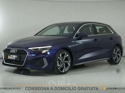 Usata Audi A3 S-Line 116 CV (85 kW) 2023 Blu Berlina