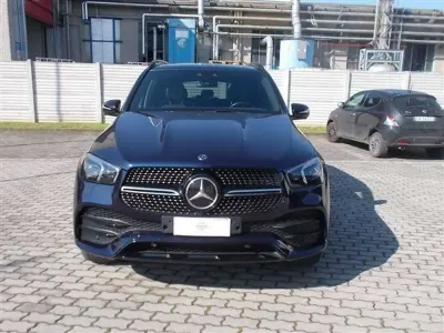 Usata Mercedes GLE450 AMG Premium 367 CV (269 kW) 2019 Blu cavansite SUV