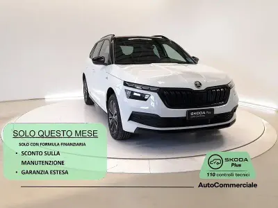 Usata Skoda Kamiq Monte Carlo 150 CV (110 kW) 2023 Bianco SUV