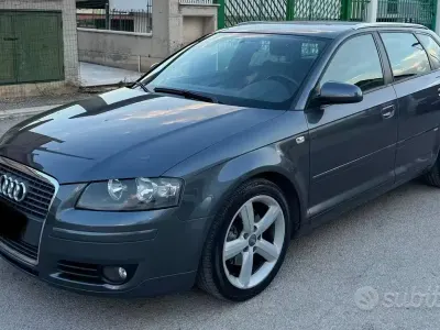 Usata Audi A3 Attraction 105 CV (77 kW) 2009 Grigio Utilitaria