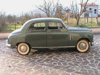 Usata Fiat 1400 1950 Verde Berlina