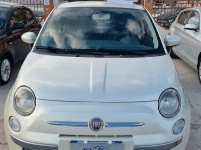Usata Fiat 500 Lounge 75 CV (55 kW) 2009 Bianco Cabrio