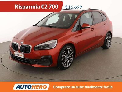 Begagnad BMW 216 Active Tourer Sport Line 116 HK (85 kW) 2019 Orange Minibuss