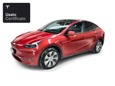 Usata Tesla Model Y Long Range AWD 258 kW (351 CV) 2022 Red multicoat SUV