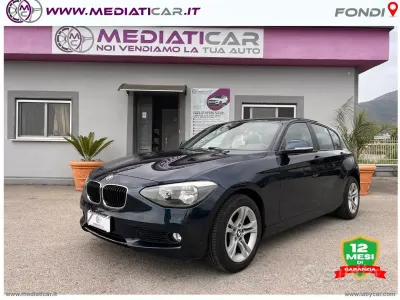 Usata BMW 118 Sport Line 143 CV (105 kW) 2014 Blu Utilitaria