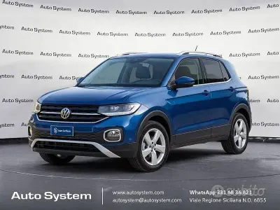 Usata VW T-Cross Advance 110 CV (80 kW) 2023 Reef blue SUV