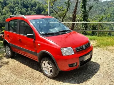 Usata Fiat Panda 4x4 Climbing 69 CV (50 kW) 2007 Rosso Utilitaria