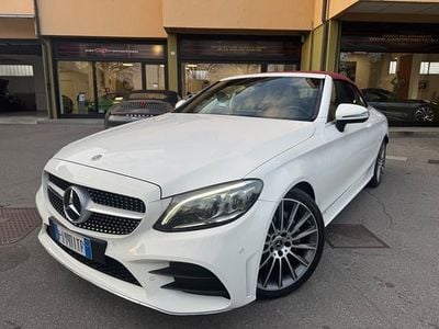 Usata Mercedes C200 Premium Plus 184 CV (135 kW) 2019 Bianco Cabrio