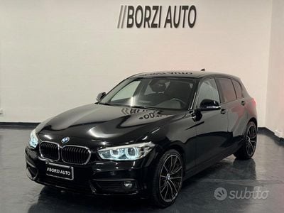 Usata BMW 118 Sport Line 136 CV (100 kW) 2018 Nero Utilitaria
