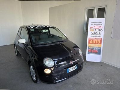 Usata Fiat 500 Sport 100 CV (73 kW) 2009 Nero Cabrio