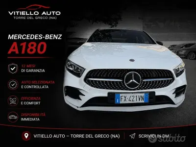 Usata Mercedes A180 Premium 116 CV (85 kW) 2019 Bianco Berlina