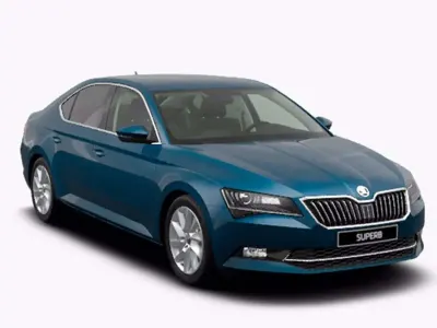 Usata Skoda Superb Executive 150 CV (110 kW) 2023 Blu lava metallizzato Berlina