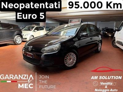 Usata VW Golf VI 80 CV (58 kW) 2011 Nero Utilitaria