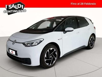 Usata VW ID.3 Pro Performance 69 kW (95 CV) 2023 Glacier white metallizzato nero Utilitaria