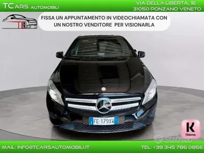 Usata Mercedes A180 Premium 109 CV (80 kW) 2015 Nero Utilitaria