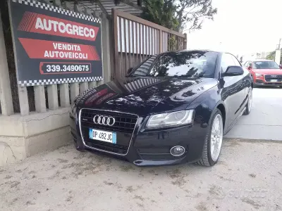 Usata Audi A5 239 CV (175 kW) 2008 Blu Coupé