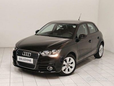 Usata Audi A1 Ambition 90 CV (66 kW) 2014 Nero Utilitaria
