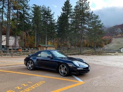 Usata Porsche 997 2008 Blu Cabrio