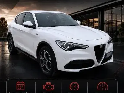 Usata Alfa Romeo Stelvio 190 CV (139 kW) 2020 Bianco SUV