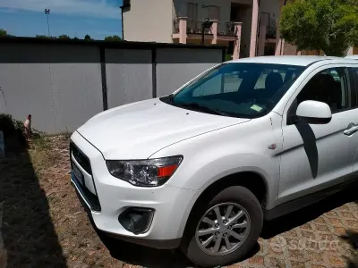 Usata Mitsubishi ASX 117 CV (86 kW) 2014 Bianco SUV