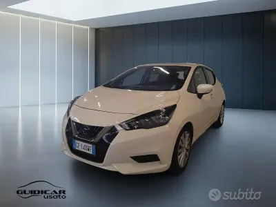 Usata Nissan Micra Acenta 92 CV (67 kW) 2021 Bianco Utilitaria