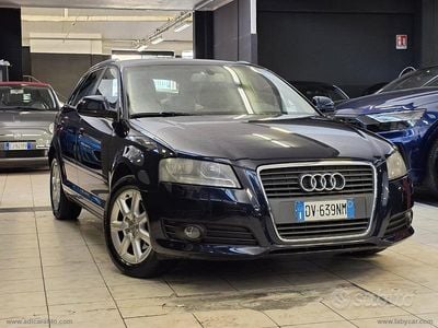 Usata Audi A3 Ambiente 125 CV (91 kW) 2009 Blu Utilitaria