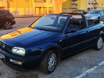 Usata VW Golf Cabriolet 1998 Blu Cabrio