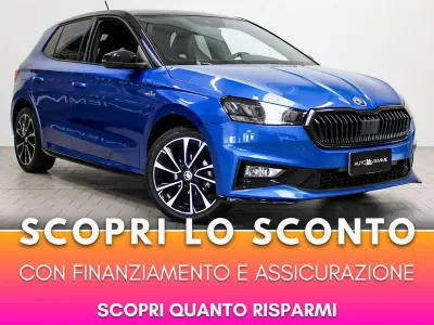 Usata Skoda Fabia Monte Carlo 80 CV (58 kW) 2022 Blu Utilitaria