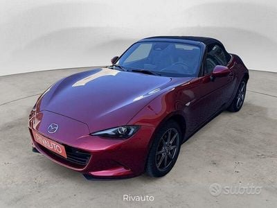 Usata Mazda MX5 Prime-Line 132 CV (97 kW) 2024 Rosso Cabrio