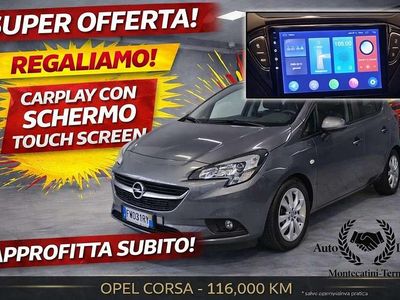 Usata Opel Corsa S 95 CV (69 kW) 2016 Grigio Utilitaria