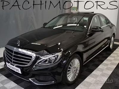 Usata Mercedes C180 156 CV (114 kW) 2016 Nero Berlina