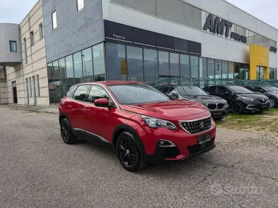 Usata Peugeot 3008 131 CV (96 kW) 2020 Rosso SUV