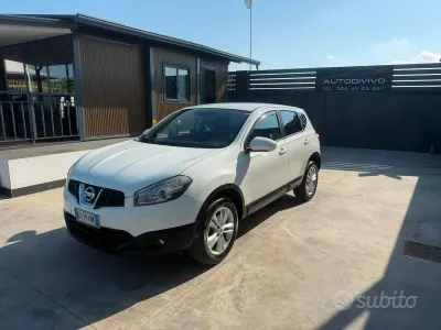 Brugt Nissan Qashqai Acenta 103 HK (75 kW) 2010 Hvid SUV